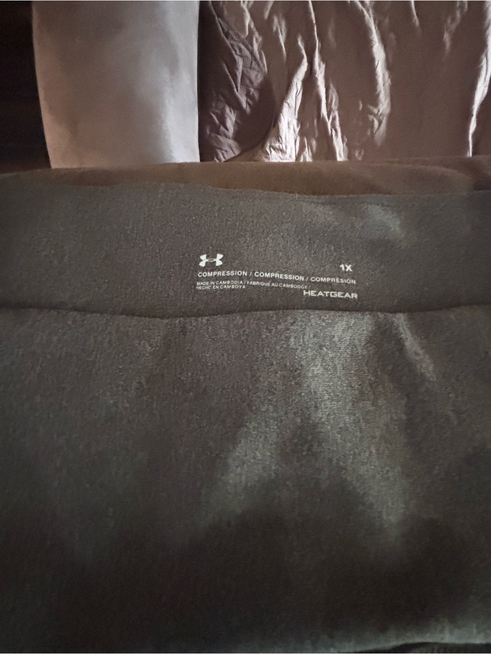 Under Armour Grey HeatGear Compression Leggings